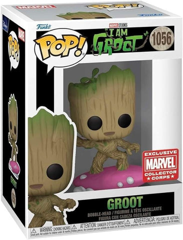 FUNKO POP! Marvel I Am Groot #1056 SURFING [MARVEL COLLECTOR CORPS EXCLUSIVE]
