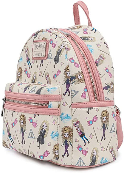 LOUNGEFLY Harry Potter Luna Lovegood Aop Mini Backpack