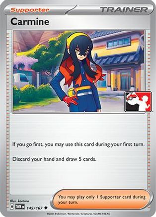 Carmine 145  Prize Pack Series Cards - Uncommon