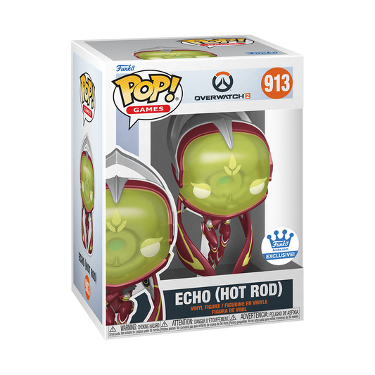 Funko Pop! Games: Overwatch 2 - Echo (Hot Rod) #913 [Funko Shop Exclusive]