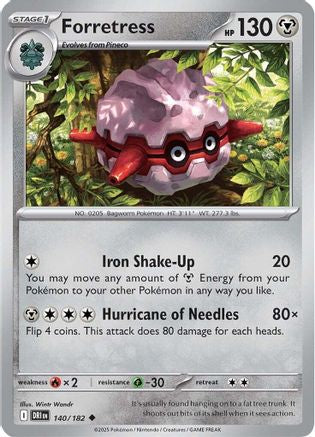 Forretress 140  SV10 Destined Rivals - Uncommon