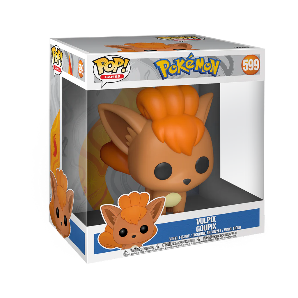 Funko Pop! Games: Pokemon - Jumbo 10" Vulpix #599