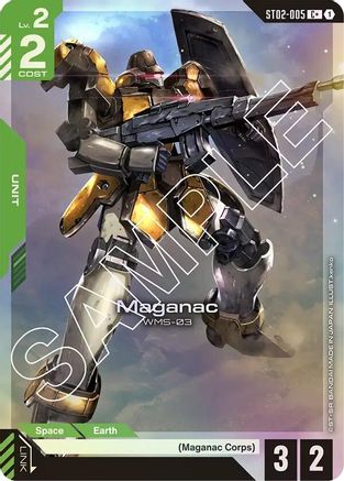 Maganac (C+) (ST02-005) - Starter Deck 02 Wings of Advance Holofoil