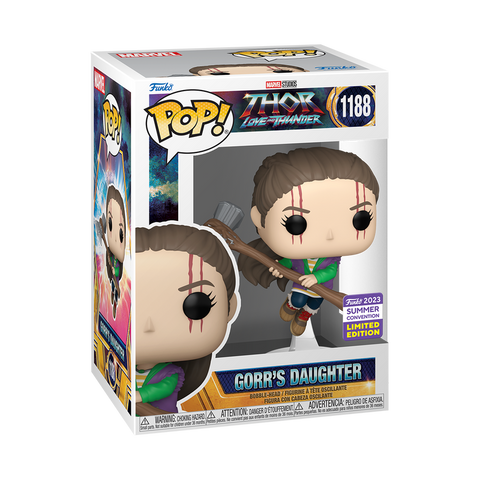 FUNKO POP! MARVEL THOR LOVE AND THUNDER GORR'S DAUGHTER #1188 [2023 SDCC SHARED EXCLUSIVE]