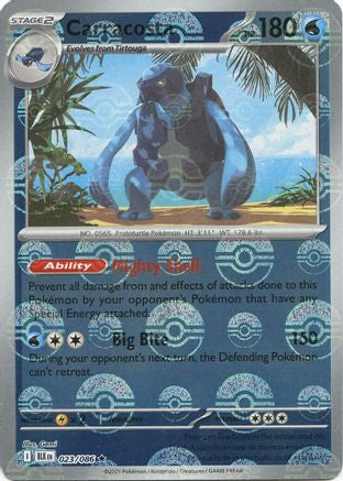 Carracosta (Poke Ball Pattern) 023  - Holofoil SV Black Bolt - Rare
