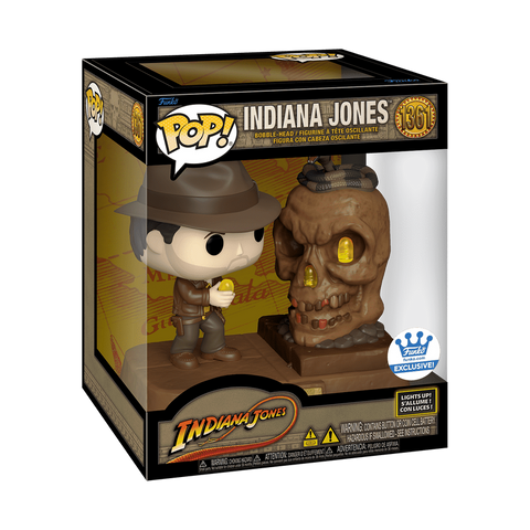 Funko Pop! MOVIE DELUXE LIGHT UP INDIANA JONES #1361 [FUNKO SHOP EXCLUSIVE] *PREORDER*