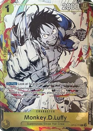 Monkey.D.Luffy (Premium Card Collection -6 assort vol.1-) (OP10-111) - One Piece Promotion Cards Foil