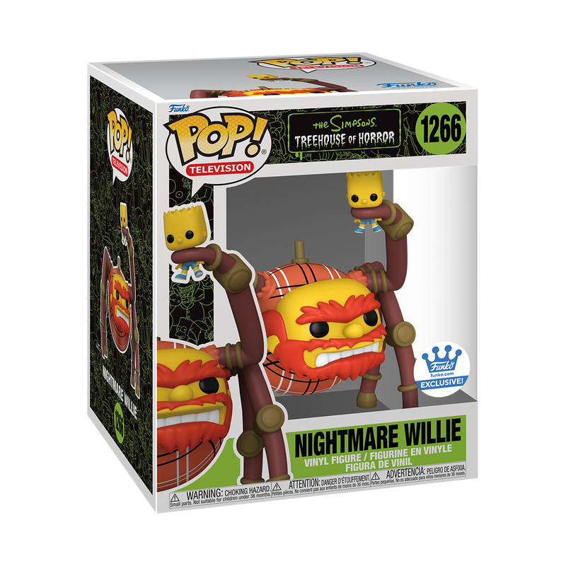 Funko Pop! The Simpsons: Treehouse Of Horror - Super 6" Nightmare Willie #1266 [Funko Shop Exclusive]