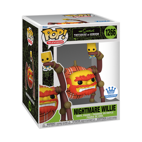 Funko Pop! SUPER size 6-inch SIMPSONS NIGHTMARE WILLIE #1266 [FUNKO SHOP EXCLUSIVE] *PREORDER*