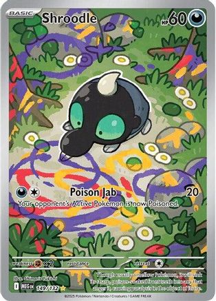 Shroodle 149/132  - Holofoil ME01 Mega Evolution - Illustration Rare