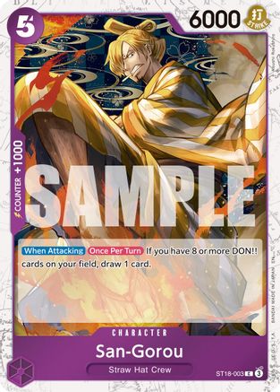 San-Gorou (Pirate Foil) (ST18-003) - Premium Booster -The Best- Vol. 2 Foil