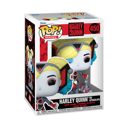 Funko Pop! DC: Harley Quinn - On Apokolips #450 / with Bat #451 / with Pizza #452 / with Weapons #453