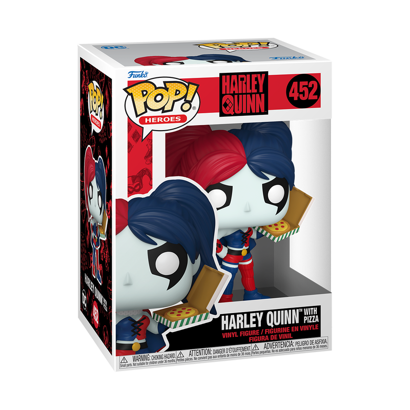 Funko Pop! DC: Harley Quinn - On Apokolips #450 / with Bat #451 / with Pizza #452 / with Weapons #453
