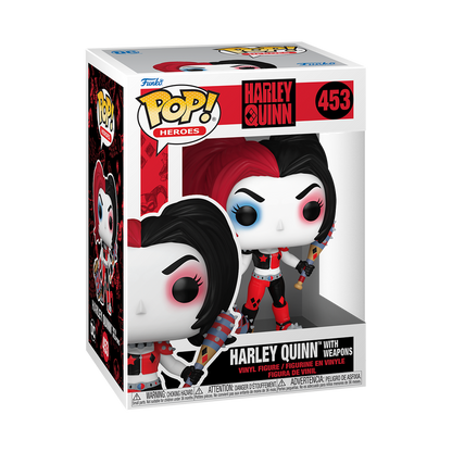 Funko Pop! DC: Harley Quinn - On Apokolips #450 / with Bat #451 / with Pizza #452 / with Weapons #453