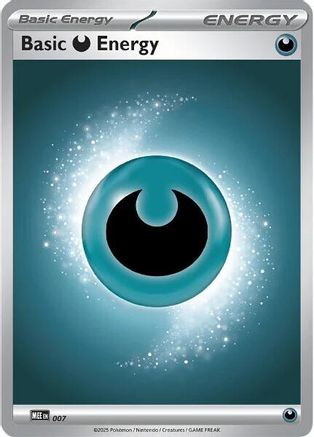 Basic Darkness Energy 007  MEE Mega Evolution Energies - Common