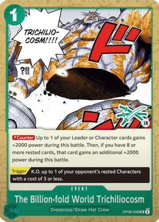 The Billion-fold World Trichiliocosm (Zoro Deck) (OP06-038) - Learn Together Deck Set
