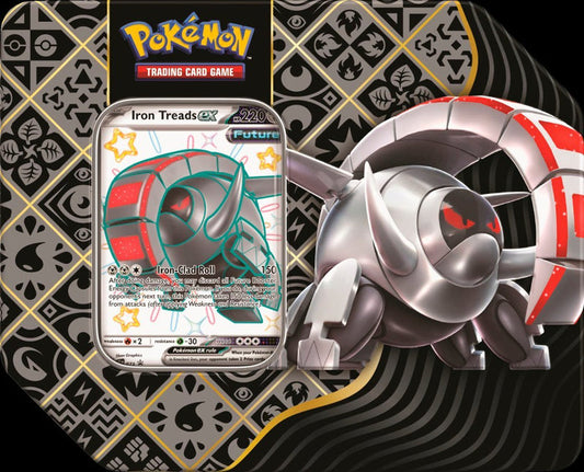 Pokemon TCG: Scarlet & Violet - Paldean Fates Iron Treads Tin