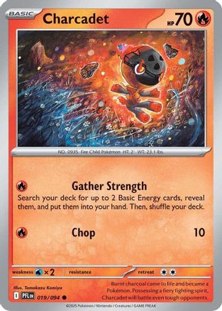 Charcadet 019  - Reverse Holofoil ME02 Phantasmal Flames - Common