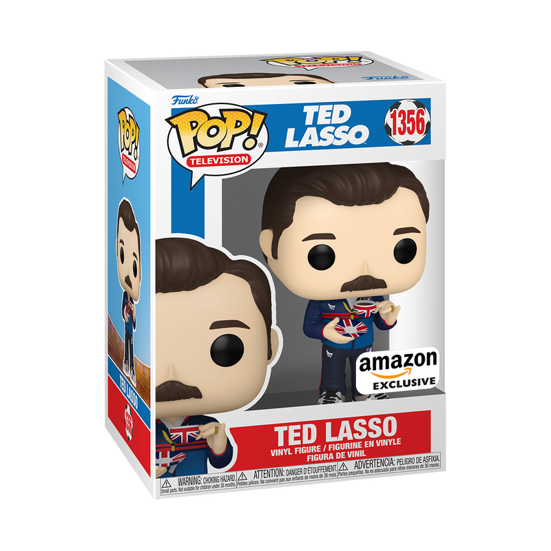 Funko Pop! Television - Ted Lasso (with Tea Cup) #1356 [Amazon Exclusive]