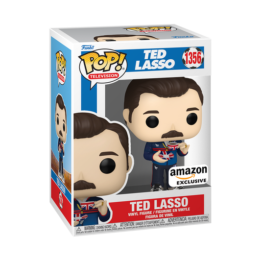 Funko Pop! Television - Ted Lasso (with Tea Cup) #1356 [Amazon Exclusive]
