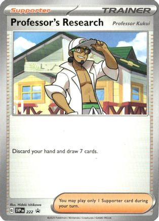 Professor's Research 222  SV Scarlet & Violet Promo Cards - Promo