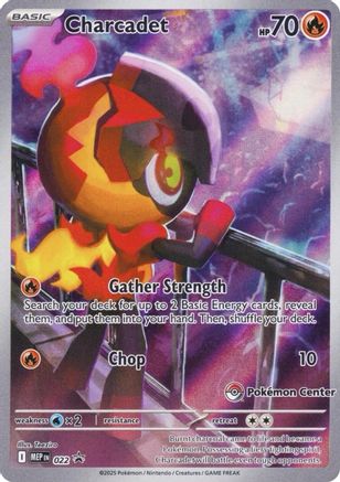 Charcadet (Pokemon Center Exclusive) 022  - Holofoil ME Mega Evolution Promo - Promo