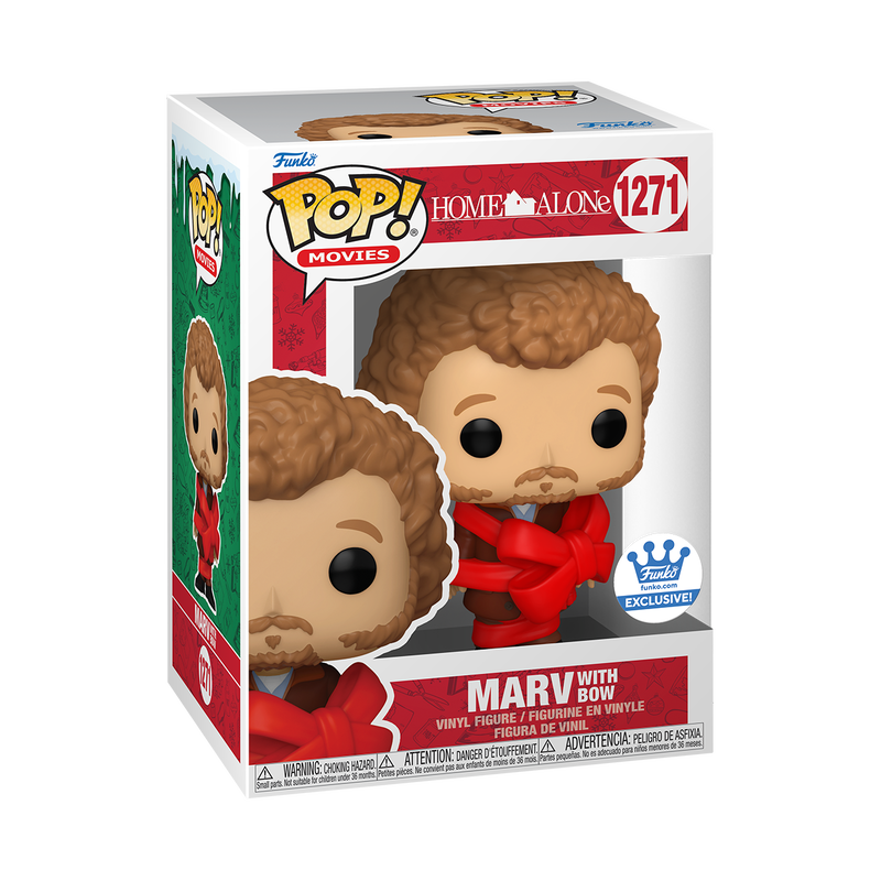 Funko Pop! Movies: Home Alone - Marv with Bow #1271 [Funko Shop Exclusive]
