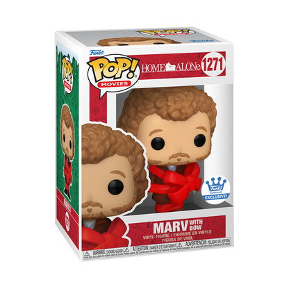 Funko Pop! Movies: Home Alone - Marv with Bow #1271 [Funko Shop Exclusive]