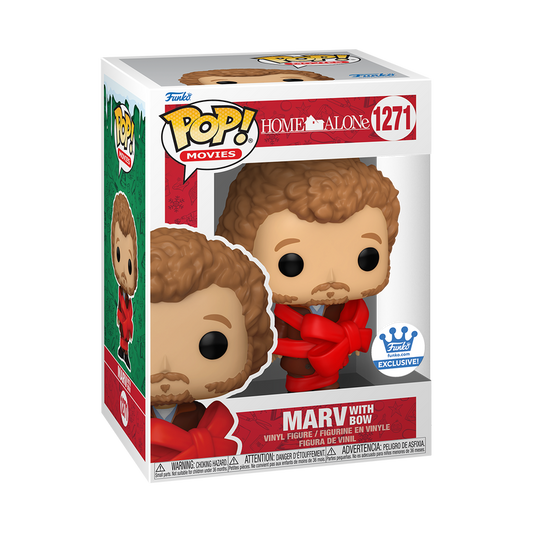 Funko Pop! Movies: Home Alone - Marv with Bow #1271 [Funko Shop Exclusive]