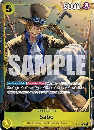 Sabo (Tin Pack Set Vol. 2) (P-073) - One Piece Promotion Cards Foil