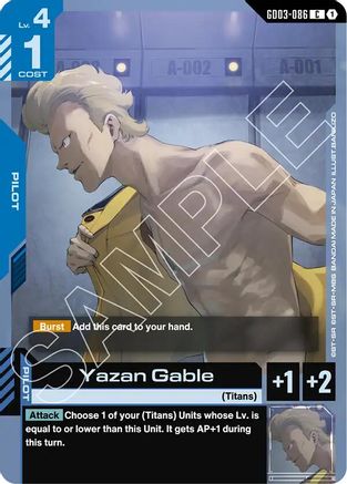 Yazan Gable (GD03-086) - Steel Requiem