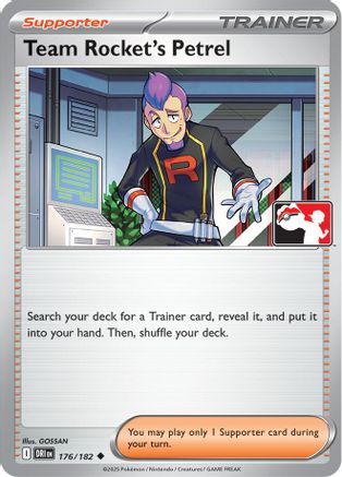 Team Rocket's Petrel 176/182  Prize Pack Series Cards - Uncommon