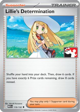 Lillie's Determination 119  Prize Pack Series Cards - Uncommon