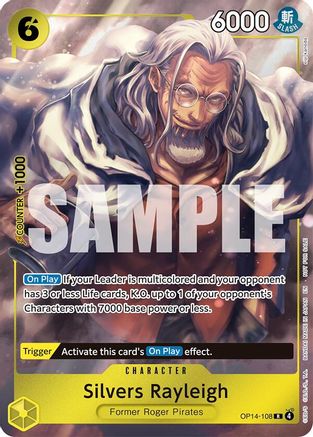 Silvers Rayleigh (Dash Pack) (OP14-108) - The Azure Sea's Seven Foil