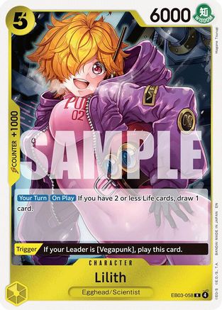 Lilith (EB03-058) - Extra Booster: One Piece Heroines Edition Foil