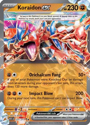 Koraidon ex 121  - Holofoil ME Ascended Heroes - Double Rare