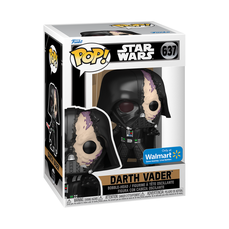FUNKO POP! DARTH VADER WITH DAMAGED HELMET #637 (WALMART EXCL.) *PREORDER*