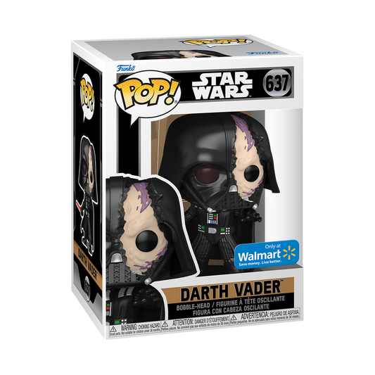 FUNKO POP! DARTH VADER WITH DAMAGED HELMET #637 (WALMART EXCL.) *PREORDER*