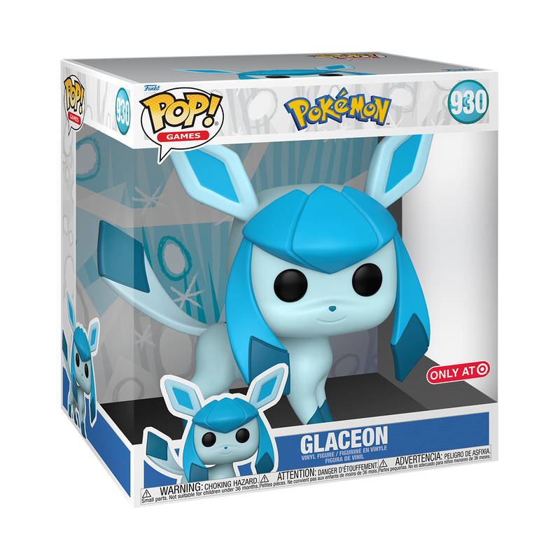 Funko Pop! Games: Pokemon - Jumbo 10" Glaceon #930 [Target Exclusive]