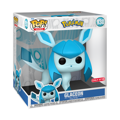 Funko Pop! JUMBO 10-inch POKEMON GLACEON #930 [TARGET EXCLUSIVE] *PREORDER*