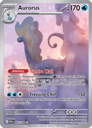 Aurorus 092/088  - Holofoil ME03 Perfect Order - Illustration Rare