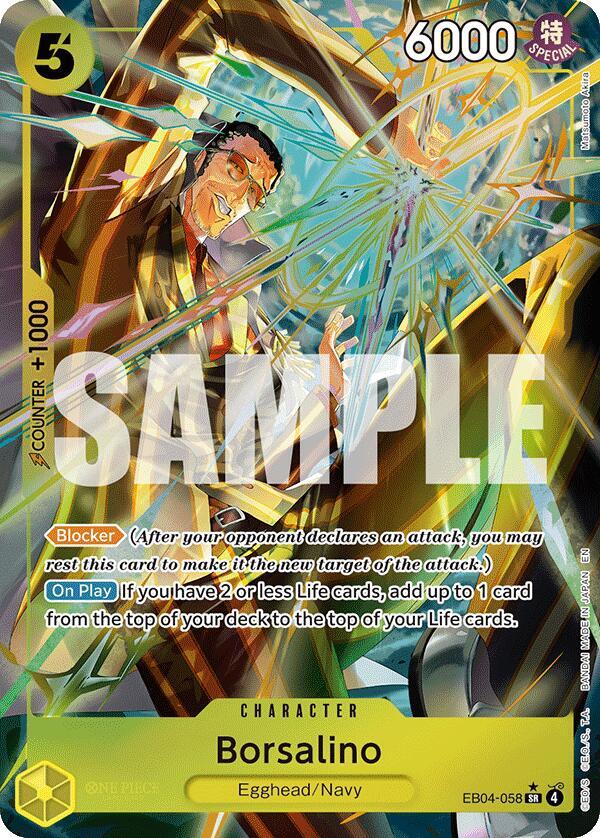 One Piece TCG - Borsalino (Alternate Art) - Adventure on Kami's Island (OP15-EB04)
