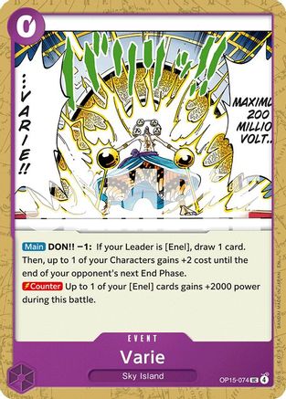 Varie (OP15-074) - Adventure on Kami's Island