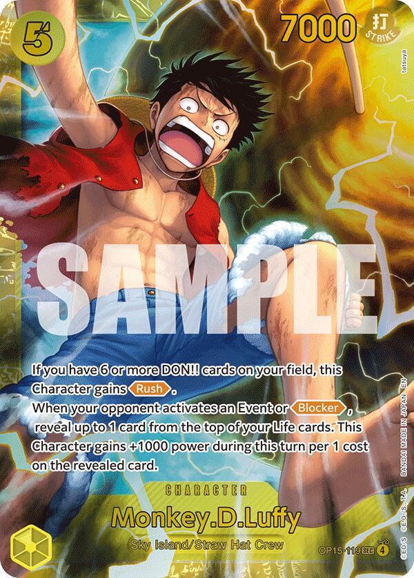 One Piece TCG - Monkey.D.Luffy (OP15-119) - Adventure on Kami's Island (OP15-EB04)