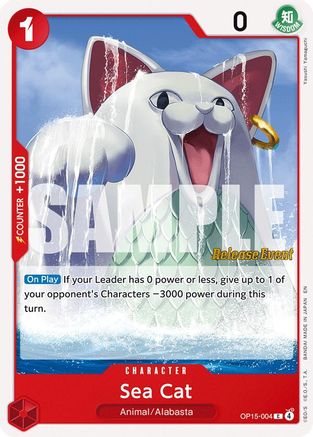 Sea Cat (OP15-004) - Adventure on Kami's Island Release Event Cards