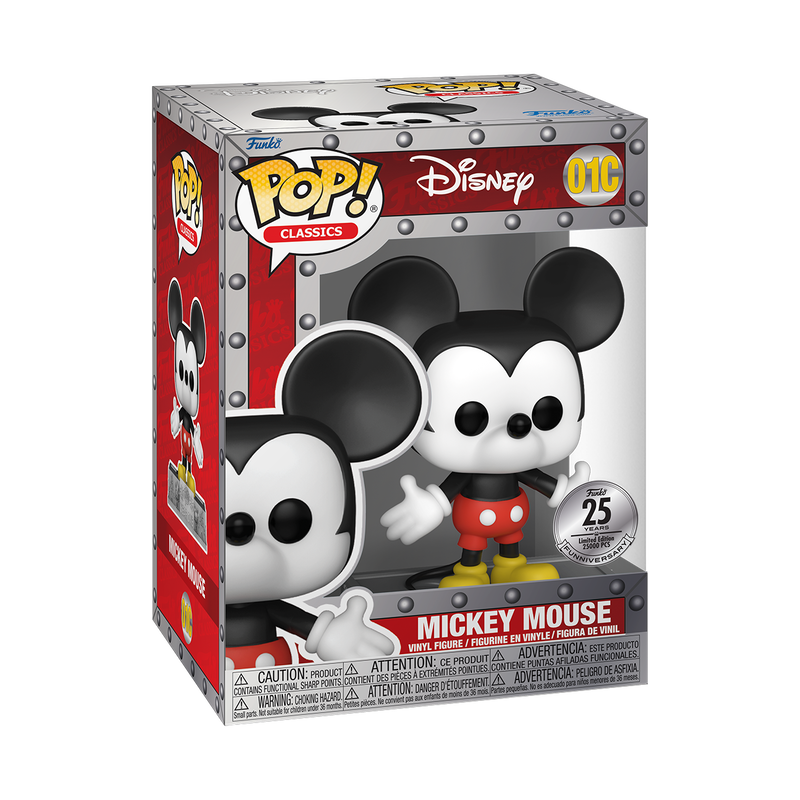 FUNKO POP! CLASSIC FUNKO 25th ANNIVERSARY DISNEY VAULT MICKEY FUNKO POP! CLASSIC FUNKO 25th ANNIVERSARY DISNEY VAULT MICKEY