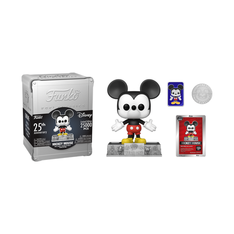 FUNKO POP! CLASSIC FUNKO 25th ANNIVERSARY DISNEY VAULT MICKEY MOUSE LIMITED 25,000 PIECE *PREORDER*