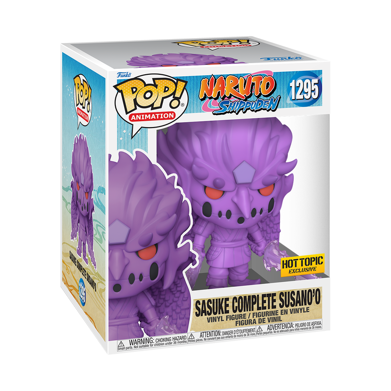 Funko Pop! Anime SUPER 6" Naruto Sasuke COMPLETE Susano'o  #1295