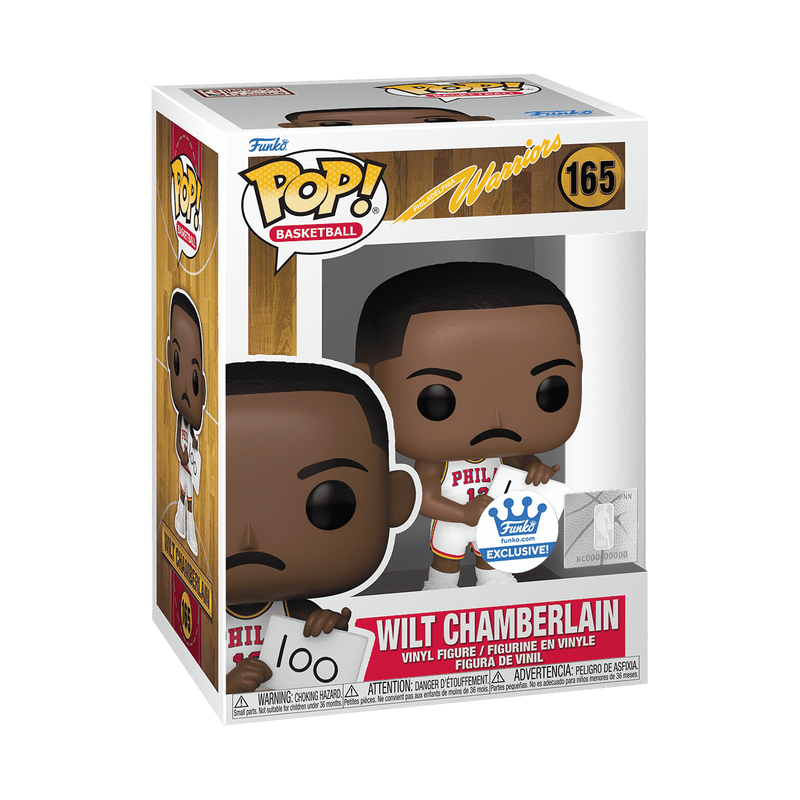 FUNKO POP! BASKETBALL NBA: PHILADELPHIA WARRIORS - WILT CHAMBERLAIN (1962 WARRIORS) [FUNKO SHOP EXCLUSIVE] #165