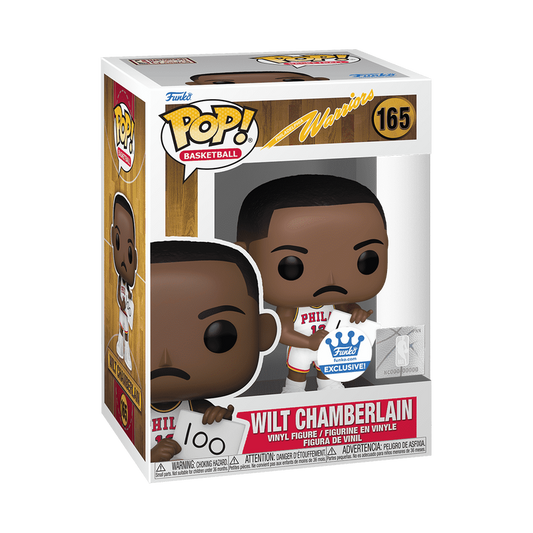FUNKO POP! BASKETBALL NBA: PHILADELPHIA WARRIORS - WILT CHAMBERLAIN (1962 WARRIORS) [FUNKO SHOP EXCLUSIVE] #165